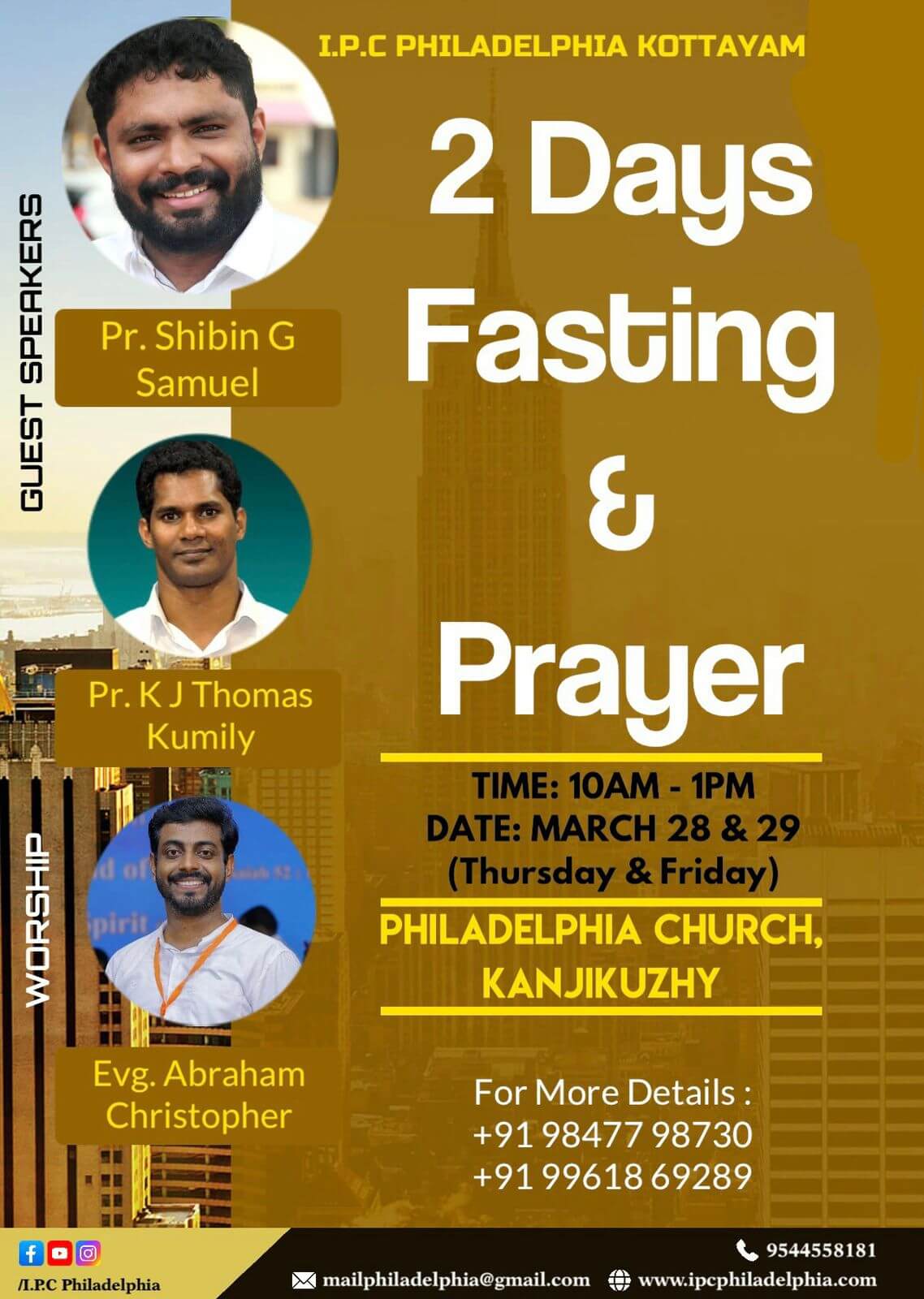 2 Days Fasting & Prayer